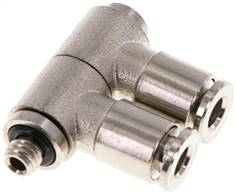 Landefeld RIB 38 04 05 Landefeld RIB 38 04 05 — Compact push-in fitting, angle, double, brass galvanised