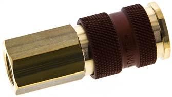 Landefeld KDGI 14 NW7 ST-BRC Landefeld KDGI 14 NW7 ST-BRC — Coupling socket (NW7,2) G 1/4"(Female thread), brown, triangle 12.5 mm