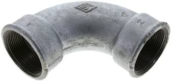 Landefeld BO 20 IK ST Landefeld BO 20 IK ST — 90° elbows Rp 2" (IG), Short type 2a/D1, Galvanised malleable cast iron