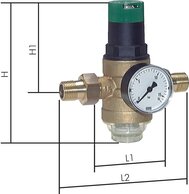 Resideo Braukmann DRW 20 Resideo Braukmann DRW 20 — Pressure reducer for drinking water R 2", 1,5 to 6 bar, DVGW of Resideo Braukmann