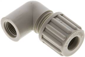 Landefeld GCKI 186 PP Landefeld GCKI 186 PP — Elbow screwed-on screw connection G 1/8"-8x6mm, Polypropylene
