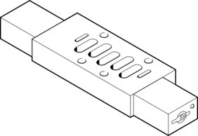 Festo OT-FESTO022111 Festo OT-FESTO022111 — MUHX2-ZP-D-3-24G (34935) intermediate plate of Festo