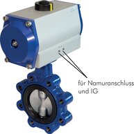 Köly Deutschland KLA 65/25 BBAPFS Köly Deutschland KLA 65/25 BBAPFS — Pneumatic valve DN65-PN25 (DIN/EN) GGG40/Stainless steel/EPDM of Köly Deutschland