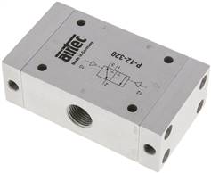 Airtec (WEEE DE94696834) P 12 320 Airtec (WEEE DE94696834) P 12 320 — 3/2-way pneumatic pulse valve, G 1/2", / Standard of Airtec (WEEE DE94696834)