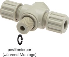 Landefeld TCK 1410 PVDF Landefeld TCK 1410 PVDF — T-screw connection G 1/4"-12x10mm, PVDF, Banjo bolt