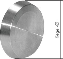 Landefeld VSMI 150 ES Landefeld VSMI 150 ES — End caps (dairy thread) 176mm cone-DN 150mm, 1.4404