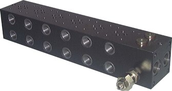 Landefeld GRPDBV 68 Landefeld GRPDBV 68 — Connection plate NG 6, 8-way, with pressure limiting valve