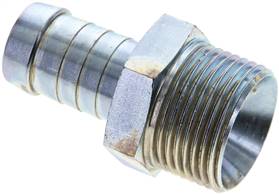 Landefeld 854 2520 Landefeld 854 2520 — Hose nipple G 1" male thread , 21 to 22mm, zinc plated steel
