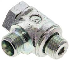 Landefeld XSWVE 6 LLM Landefeld XSWVE 6 LLM — Elbow swivel screw connection M 10x1-6 LL (M10x1), without nut & cutting ring, steel galvanised
