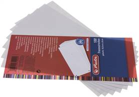 Herlitz TRENNSTR WEISS Herlitz TRENNSTR WEISS — HERLITZ separating strips white, 100 pack of Herlitz