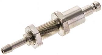 Parker KSSS 3 NW2,7 MSV BA Parker KSSS 3 NW2,7 MSV BA — Bulkhead coupling plug (NW2,7) 3mm hose, Nickel-plated brass of Parker