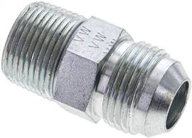 Landefeld DN 34 NPT-11/16 Landefeld DN 34 NPT-11/16 — Double nipple NPT 3/4"-UN 1-1/16"-12(JIC), Zinc plated steel