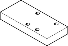 Festo OT-FESTO011282 Festo OT-FESTO011282 — IAP-04-D-3 (36121) blanking plate of Festo