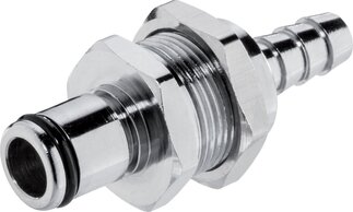 LinkTech KSSS 9 LC MSV LinkTech KSSS 9 LC MSV — Bulkhead coupling plug (LC) with hose screw connection, Brass, chrome-plated of LinkTech