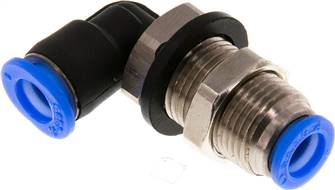 Sang-A IQSMLS 60 Sang-A IQSMLS 60 — Elbow bulkhead push in fitting 6mm, IQS mini of Sang-A