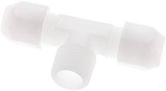 Sang-A TE 1210 PVDF E Sang-A TE 1210 PVDF E — T screw connection R 1/2"-12x10mm, PVDF of Sang-A