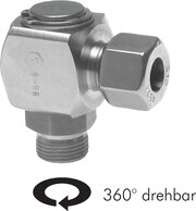 Landefeld DREH 6 LM ES Landefeld DREH 6 LM ES — HD elbow screw-in swivel joint M 10x1-6 L (M12x1,5)