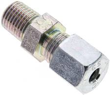 Landefeld GE 6 SR NPT Landefeld GE 6 SR NPT — Straight cutting ring fitt. NPT 1/4"-6 S (M14x1,5), Zinc plated steel