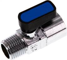 Landefeld KH 12 MKIAC Landefeld KH 12 MKIAC — Brass mini ball valve Rp 1/2"-R 1/2" (AG), PN 20