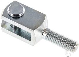 Landefeld GAKA M12 Landefeld GAKA M12 — Yoke, with bolts, external male thread M 12, zinc plated steel