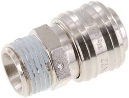 Landefeld KDG 12 NW7 MSV-V Landefeld KDG 12 NW7 MSV-V — Coupling socket (NW7,2) G 1/2"(male thread), Nickel-plated brass