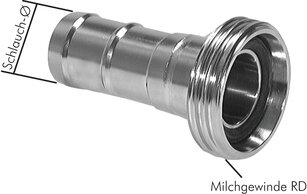 Landefeld GTMA 40100 ES Landefeld GTMA 40100 ES — Hose thread connection (dairy thread) Rd 130 x 1/4"-100 (4")mm
