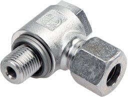 Landefeld WHO 38 SR Landefeld WHO 38 SR — Elbow swivel screw connection G 1-1/2"-38 S (M52x2), Zinc plated steel