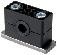 Hydac GR 438 S EL Hydac GR 438 S EL — Pipe clamp (elastomer insert) 38mm, Size 4, heavy model series of Hydac