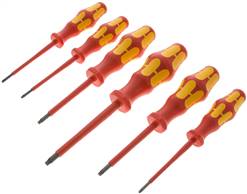 Wera SDREHE TX SET6 Wera SDREHE TX SET6 — Wera screwdriver set, 6-piece, VDE set (TORX) of Wera
