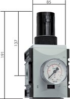 Landefeld R 10 F SI Landefeld R 10 F SI — FUTURA pressure regulator,G 1" 0,5 to 8 bar