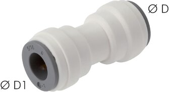 Sang-A IQSG 3/8-80 LE Sang-A IQSG 3/8-80 LE — Straight push in fittings 3/8" (9,52 mm)-8mm, IQS-LE (EPDM seal) of Sang-A