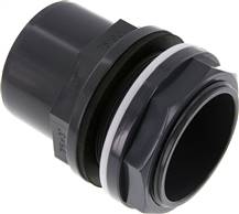 Landefeld SV 759030 PVC Landefeld SV 759030 PVC — Adhesive bulkhead screw connection 75x90mm, G 3" AG