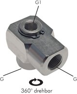 Landefeld DDF 10-1 V Landefeld DDF 10-1 V — Rotary joint 1-way, G 1", FKM seals