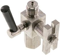 Landefeld MAH 12 SMZP ES Landefeld MAH 12 SMZP ES — Pressure gauge stop cock G 1/2" Clamping socket / spigot, 1.4571