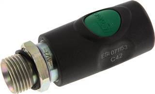 Landefeld KDGSIP 12 NW7 Landefeld KDGSIP 12 NW7 — Safety push button coupling (NW7,2), G 1/2" AG, Plastic