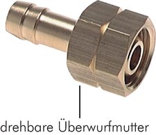 Landefeld ST 1213 ES LH Landefeld ST 1213 ES LH — Hose screw connection, m.Nut(left) G 1/2" LH-13 (1/2")mm, 1.4571