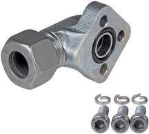Landefeld BFW3 28L/LK40-M8 Landefeld BFW3 28L/LK40-M8 — Elbow flange screw joint Pump flange LK 40-M8, 28 L (M36x2)
