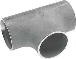 Landefeld T114,330GA6 Landefeld T114,330GA6 — T-piece 114,3x3,0mm, 1.4571 welded, EN 10253 Typ A (DIN 2615)