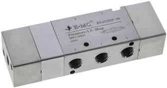 EMC RV 5332-08P A EMC RV 5332-08P A — 5/3-way pneumatic valve, G 1/4", Centre position breathing of EMC