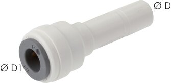 Sang-A IQSG 80H-3/8 LE Sang-A IQSG 80H-3/8 LE — Reducing push in nipple 8 x hose 3/8" (9,52 mm), IQS-LE (EPDM-seal) of Sang-A