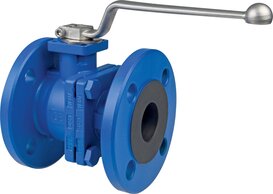 Landefeld KHFL 100/40 Landefeld KHFL 100/40 — Flanged ball valve, cast steel, DN100-PN40 (DIN/EN), DVGW