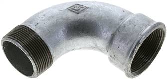 Landefeld BO 20 IAK ST Landefeld BO 20 IAK ST — 90° elbows Rp 2"(Female thread)-R 2"(male thread), Galvanised malleable cast iron
