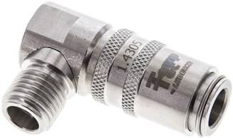 Landefeld KDTG 9/1490 OV ES Landefeld KDTG 9/1490 OV ES — 90°-Mould couplings 9mm spigot,G 1/4"(male thread)