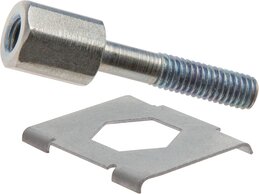 Hydac GR 5 DOABS Hydac GR 5 DOABS — Abutment screw with lock plate, Zinc plated steel, Size 5, dual of Hydac