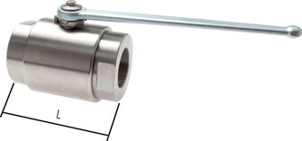 Landefeld KH 30 HD B ES-NPT Landefeld KH 30 HD B ES-NPT — High pressure ball valve, stainless steel, NPT 3", 0 to 100bar