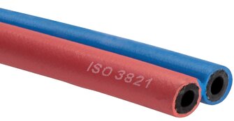 Landefeld DUO GSAU 99 Landefeld DUO GSAU 99 — Twin hose DIN EN ISO 3821(EN559) 9 (3/8") x 3,5 &amp; 9 (3/8") x 3,5mm