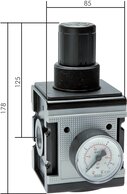 Landefeld R 104-16 Landefeld R 104-16 — MULTIFIX pressure regulator,G 1" 0,5 to 16bar