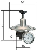 Landefeld RPM 12-1000-CO Landefeld RPM 12-1000-CO — Precision pressure reducer G 1/2", 20 to 1000 mbar