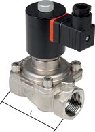 Landefeld M 21140 ES 24V= Landefeld M 21140 ES 24V= — 2/2-way SS solenoid valve G 1-1/4", 0-16 bar, normally closed (NC)