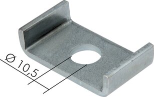 Landefeld FI HK 40/60 ES Landefeld FI HK 40/60 ES — Retaining claws HK Stainless steel A4 (38/40, 40/60, 40/120)